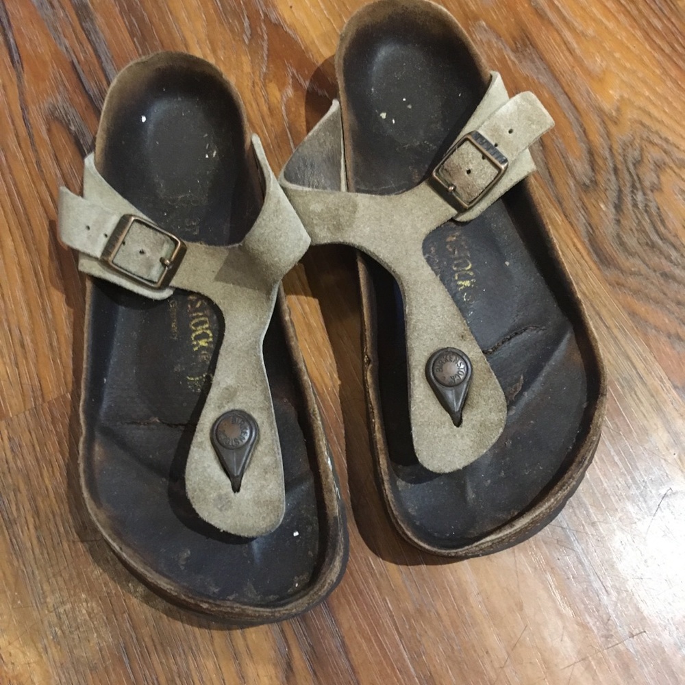 Used Birkenstock birko-flor flip-flops